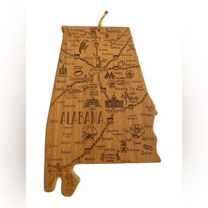 Alabama Landmarks Bamboo Cutting Board